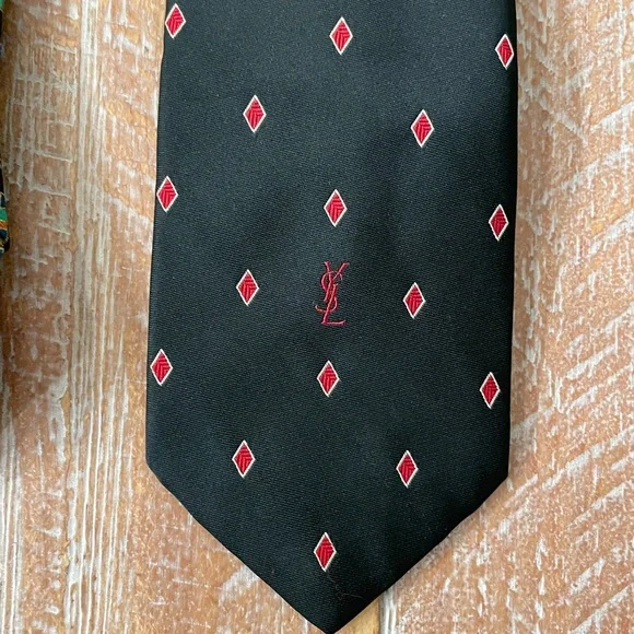 YSL & Lanvin Brand Tie Bundle - Picture 4 of 11
